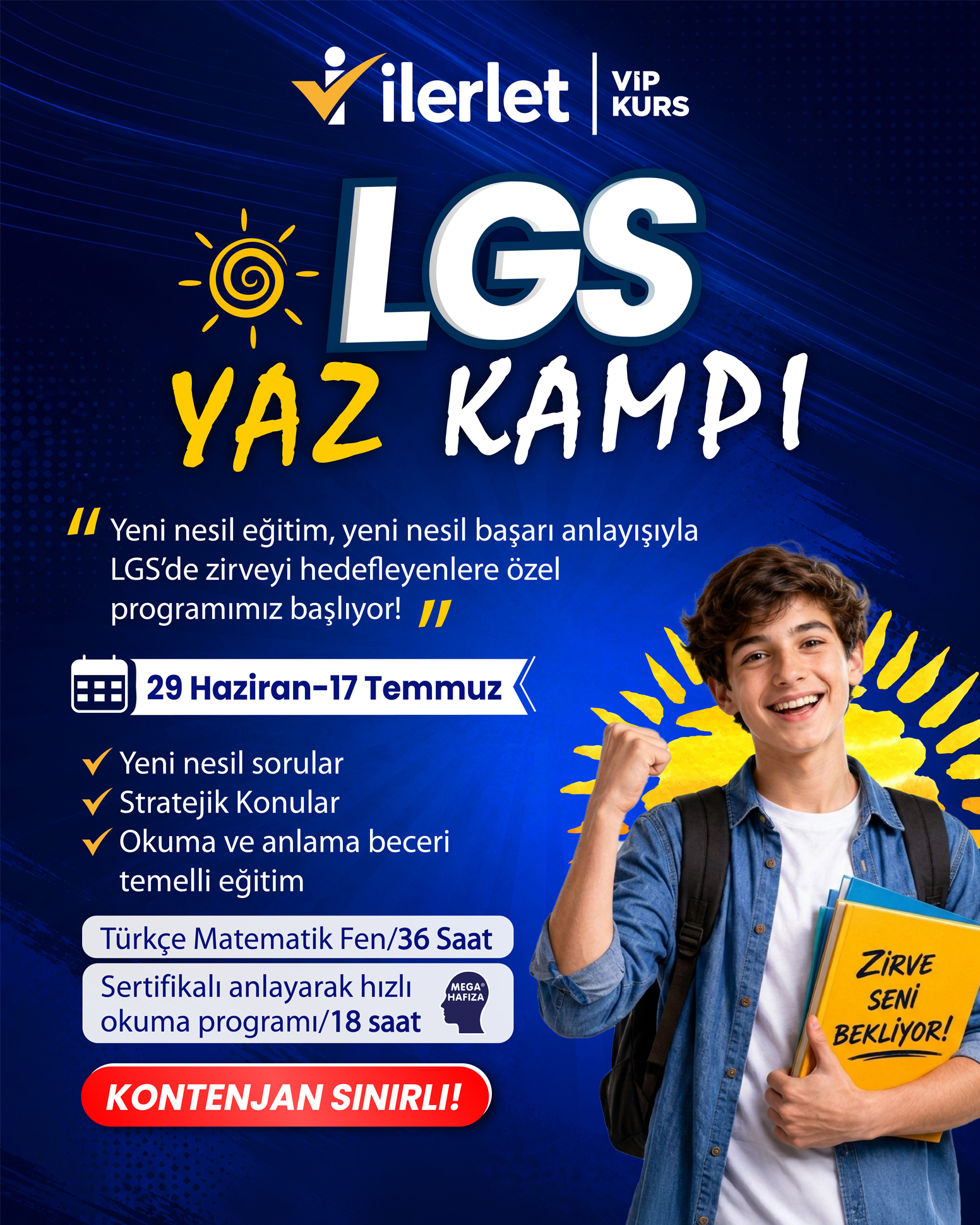 Yaz Kampı Programımız Netleşti!
