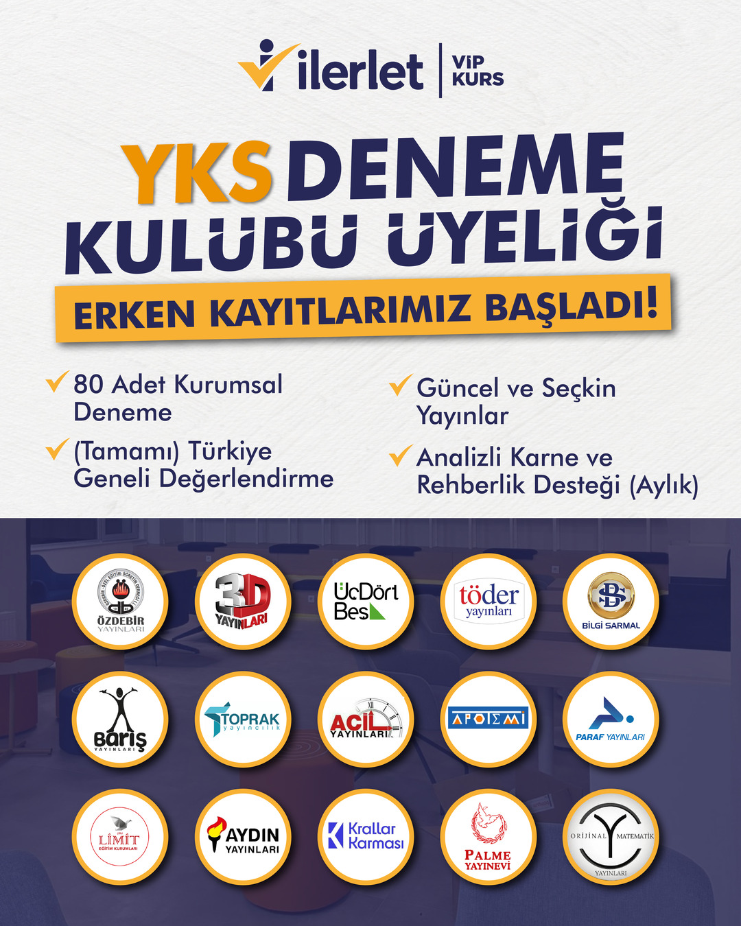 Türkiye Geneli Deneme Sınavları ile başarıyı adım adım takip edin!